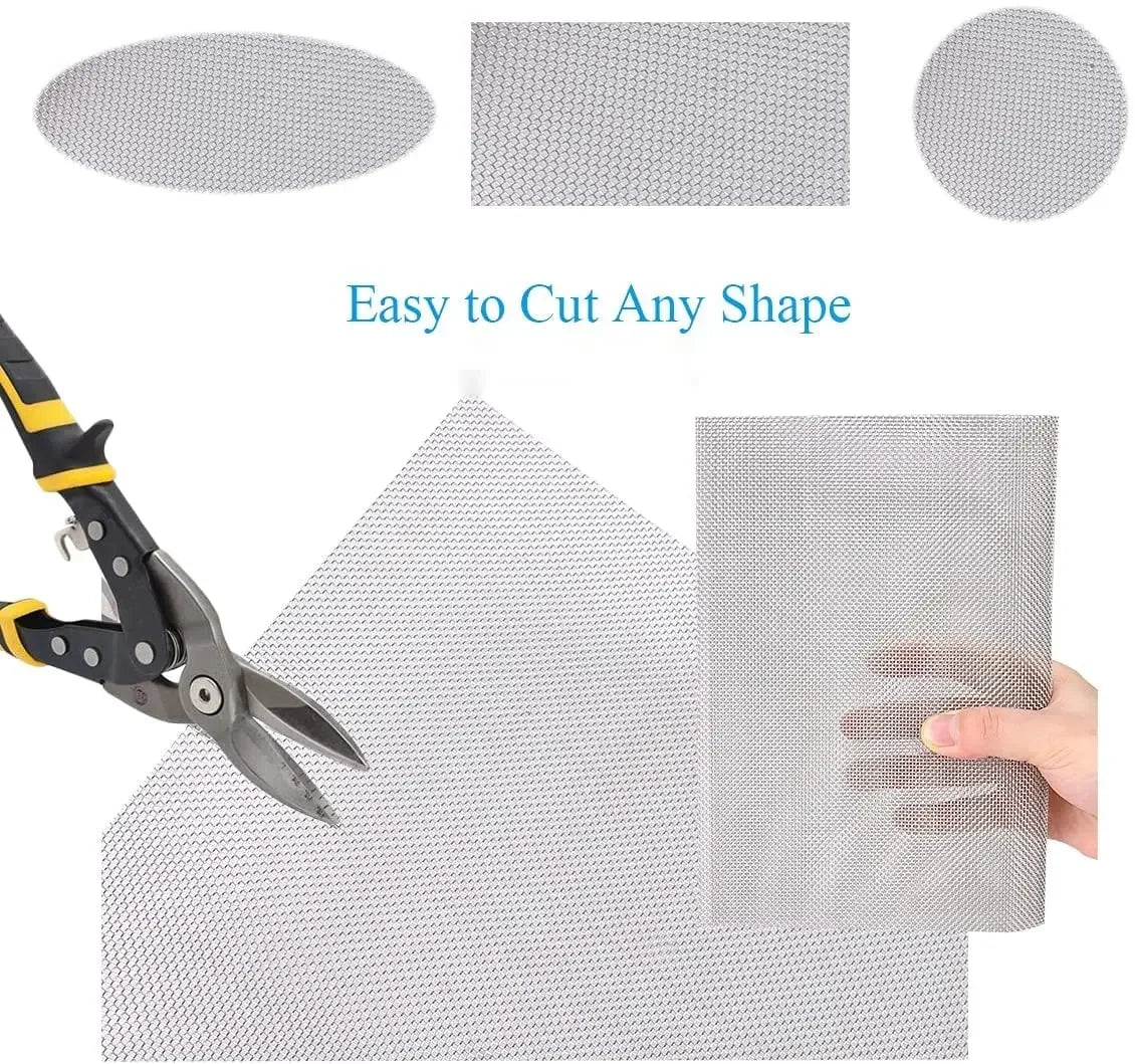 Stainless Steel Rodent Seal Mesh — Permanent Mouse-Proof Home Barrier